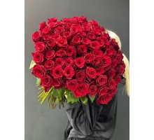 Букет из 81 розы "Экспрессия"